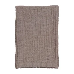 Mies & Co Mousseline Wiegdeken Soft Dark Brown 75 x 100 cm