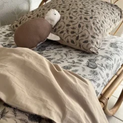 Mies & Co Soft Teddy Blanket Big - Cozy Cottage Humus - 110 x 140 cm Online