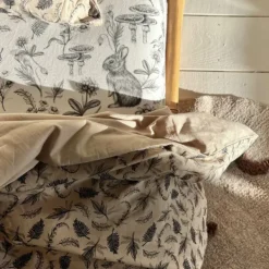 Mies & Co Soft Teddy Blanket Big - Cozy Cottage Humus - 110 x 140 cm Online