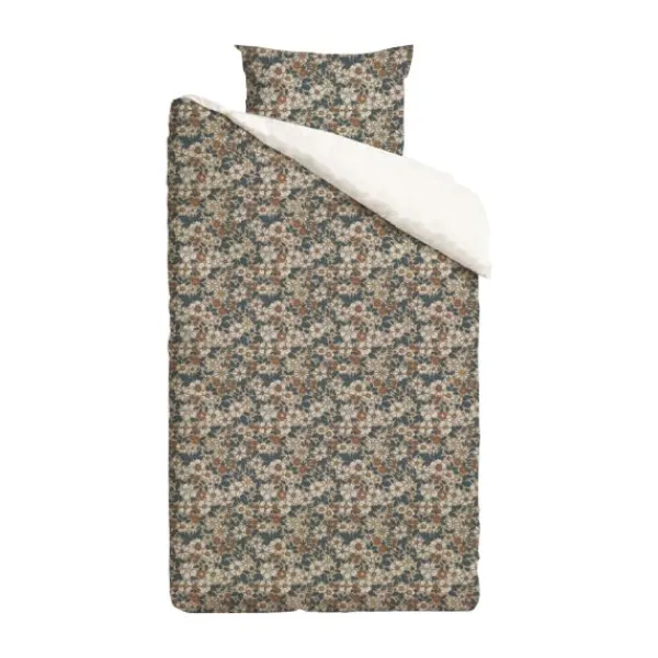 Mies & Co Wild Flower Dekbedovertrek Rust 120 x 150 cm Sale