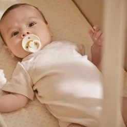 Moonboon Waterdichte Matrasbeschermer Wieg – 40 x 90 cm – Nature Discount