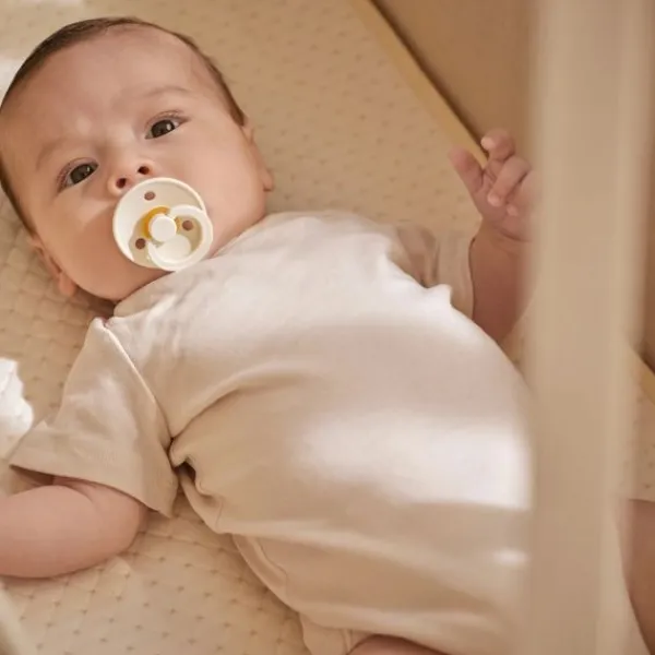 Moonboon Waterdichte Matrasbeschermer Wieg – 40 x 90 cm – Nature Discount