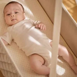 Moonboon Waterdichte Matrasbeschermer Wieg – 40 x 90 cm – Nature Discount