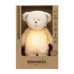 Moonie The Humming Bear Slaapknuffel - Cappuccino Clearance