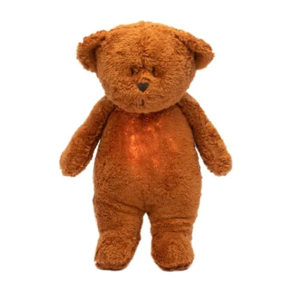 Moonie The Humming Bear Slaapknuffel - Cappuccino Clearance