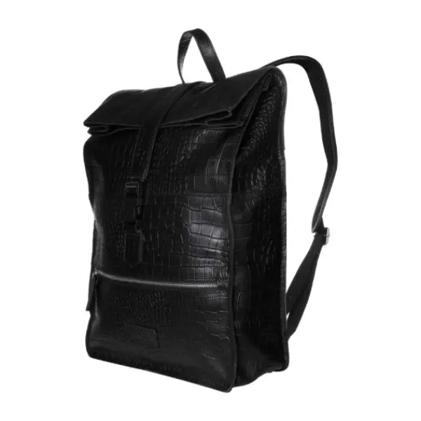 Mozz Bags Wild Ones Gobi Rugzak Croco Black Discount