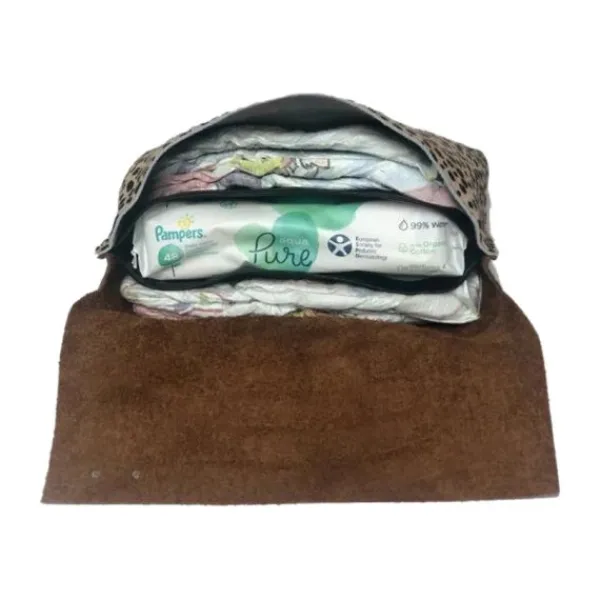 Mozz Bags Mozzbags Luieretui - Vintage - Croco Print Clearance