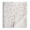 Mushie - Swaddle - Pink Flowers New