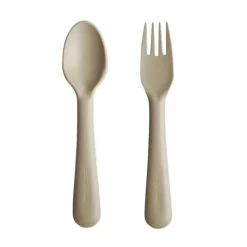 Mushie - Vork & Lepel - Vanilla Discount