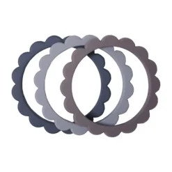 Mushie Bloemen Bijtring / Armband Clementine 3 Stuks