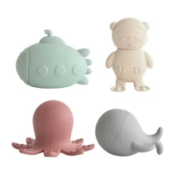 Mushie Sealife Badspeelgoed - 4 Stuks