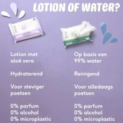 Naïf 3-pack Water Baby Wipes New