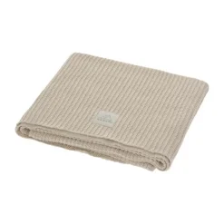 Nanami Baby Deken Rib Knit - 75 x 100 cm - Beige Sale
