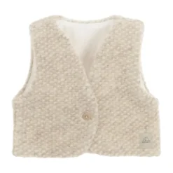 Nanami Bodywarmer - Mt. 62‑68 - Volumewol - Beige Online