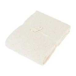 Nanami Embroidery Ledikantlaken - 100 x 135 cm - Naturel Clearance