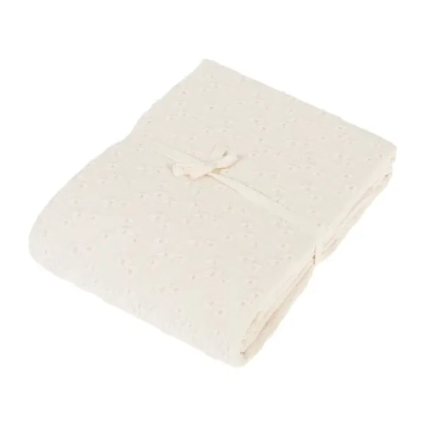 Nanami Embroidery Ledikantlaken - 100 x 135 cm - Naturel Clearance