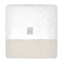 Nanami Embroidery Swaddle - 100 x 135 cm - Off White Online