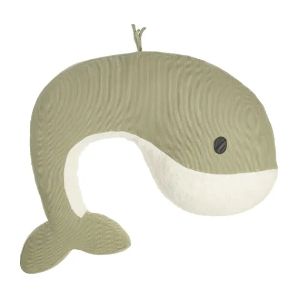 Nanami Groot Voedingskussen - Whale Momo - Eucalyptus Hot