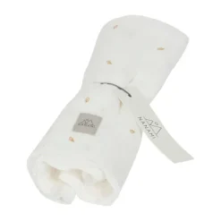 Nanami Hydrofiel doek - 60 x 60 cm - Off-White Leaf Best