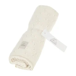 Nanami Hydrofiele Doek - Embroidery - Naturel Discount