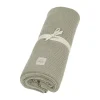 Nanami Junior Deken - Rib Knit - Eucalyptus New