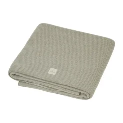 Nanami Junior Deken - Rib Knit - Eucalyptus Clearance