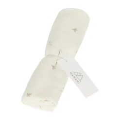 Nanami Luierdoek - Bird Latte - 60 x 60 cm Best