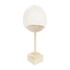 Nanami Muts - Woven Stripe - 0‑3 Mnd - Off‑White Clearance