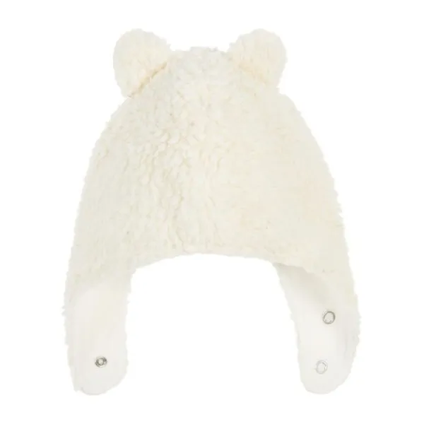 Nanami Mutsje - Ears Cotton Teddy - Naturel - 3-15 mnd Outlet