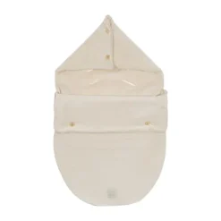 Nanami Rib Velvet Voetenzak - Naturel Clearance