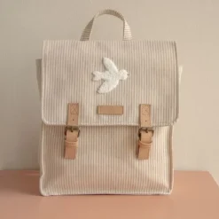 Nanami Rugzak - Stripes Beige Hot