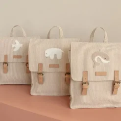 Nanami Rugzak - Stripes Beige Hot