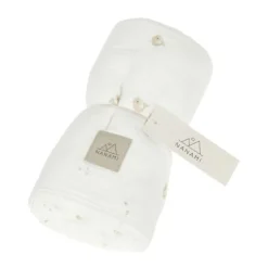 Nanami Swaddle - Whale - 100 x 135 cm - Off-White/Eucalyptus Discount