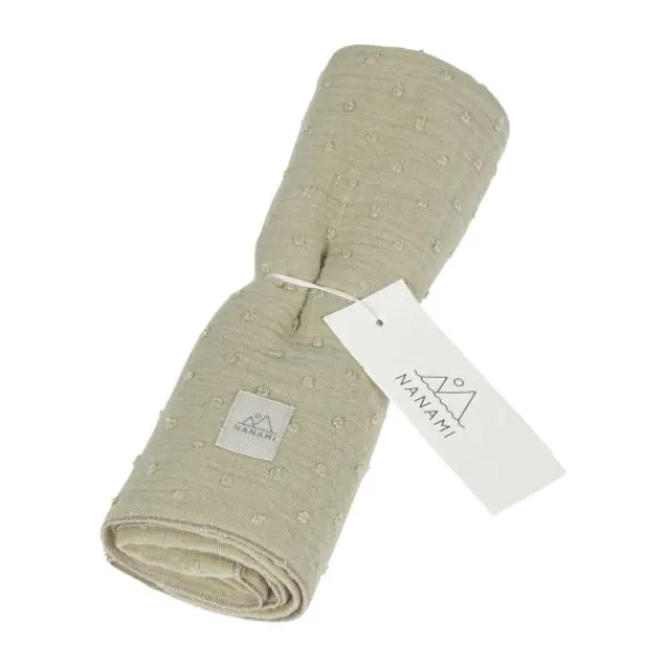 Nanami Swaddle – Woven Dot – Eucalyptus – 100x135 cm Online