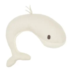 Nanami Voedingskussen Klein - Travel Whale - Cotton/Linen Best