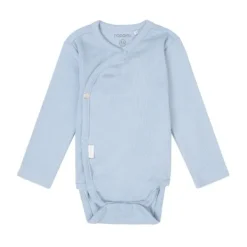 Noppies Narellan Lange Mouwen Romper - Blue Fog - Mt. 44