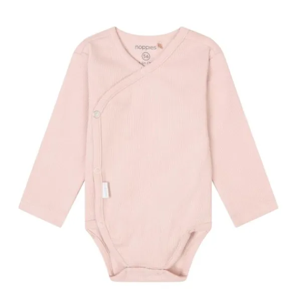 Noppies Narellan Lange Mouwen Romper - Rose Smoke - Mt. 62 Sale