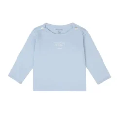 Noppies Neisse Lange Mouwen T-shirt - Blue Fog - Mt. 44