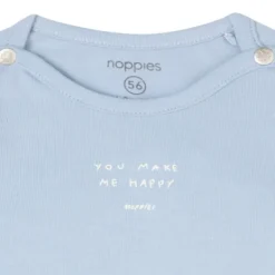 Noppies Neisse Lange Mouwen T-shirt - Blue Fog - Mt. 44