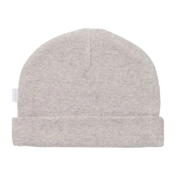 Noppies Nevel Rib Mutsje Cafe Au Lait Melange Prematuur Sale