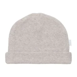 Noppies Nevel Rib Mutsje Cafe Au Lait Melange Prematuur Sale