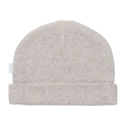 Noppies Nevel Rib Mutsje Cafe Au Lait Melange Prematuur Sale