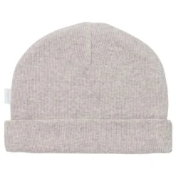 Noppies Nevel Rib Mutsje Cafe Au Lait Melange Prematuur Sale