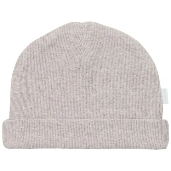 Noppies Nevel Rib Mutsje Cafe Au Lait Melange Prematuur Sale