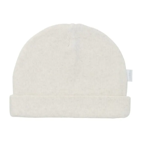 Noppies Nevel Rib Mutsje Cafe Au Lait Melange Prematuur Sale