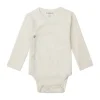 Noppies Nino Romper - Rib - Oatmeal - Mt. 62 Sale