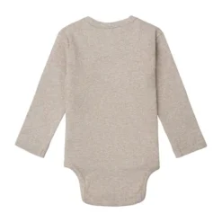Noppies Nino Romper - Rib - Taupe Melange - Mt. 44 Best