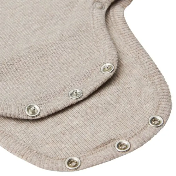 Noppies Nino Romper - Rib - Taupe Melange - Mt. 44 Best