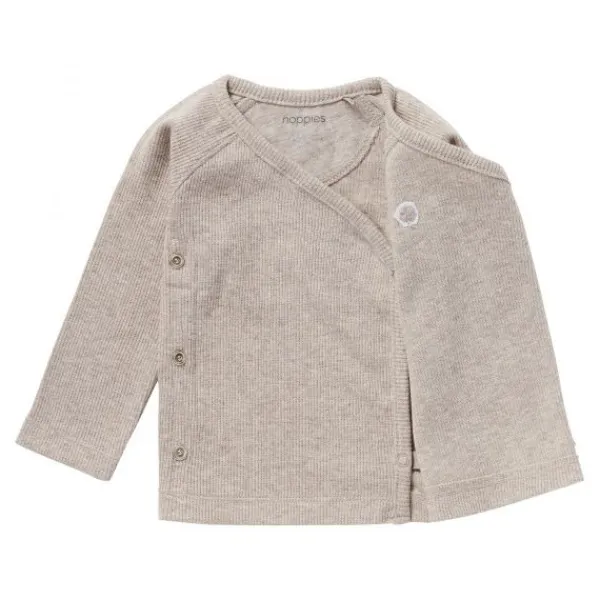 Noppies Rib Nanyuki Shirt Taupe Melange Mt. 50 Hot