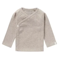 Noppies Rib Nanyuki Shirt Taupe Melange Mt. 50 Hot